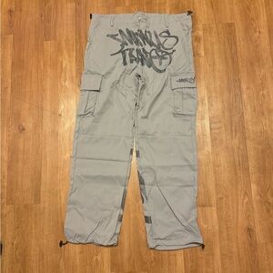 Gray Cargo Pants